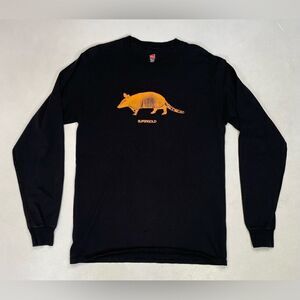 Supergold Graphic T-shirt Women Medium Black Long Sleeve Music